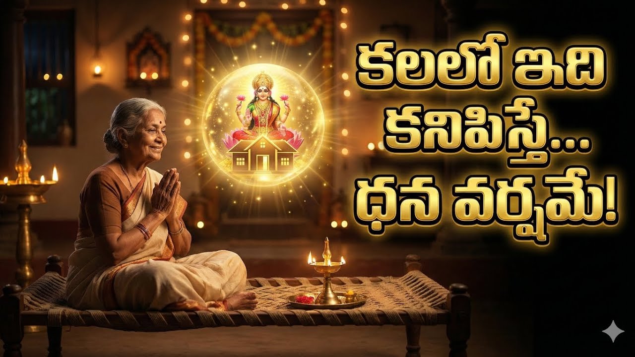 కలలో ఇవి కనిపిస్తే ధన వర్షమే | రాత్రికి రాత్రే కోటీశ్వరులు అయ్యే యోగం #lakshmidevi 