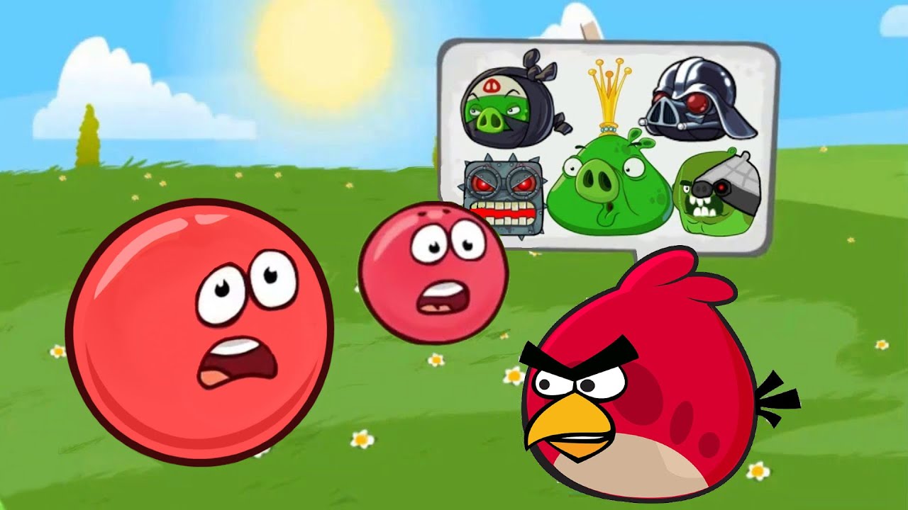 Red Ball 4 Animated All Bosses | Angry Birds Animation (ORIGINAL 2021)