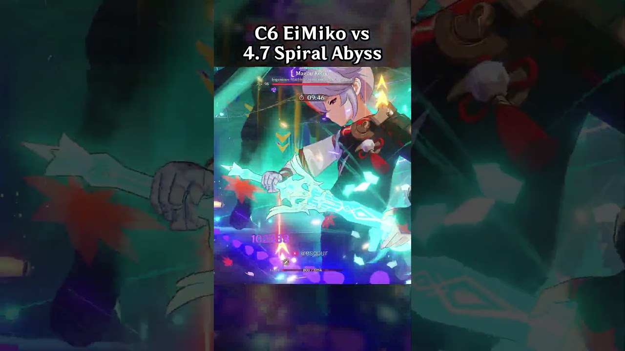 C6 Eimiko vs 4.7 Spiral Abyss