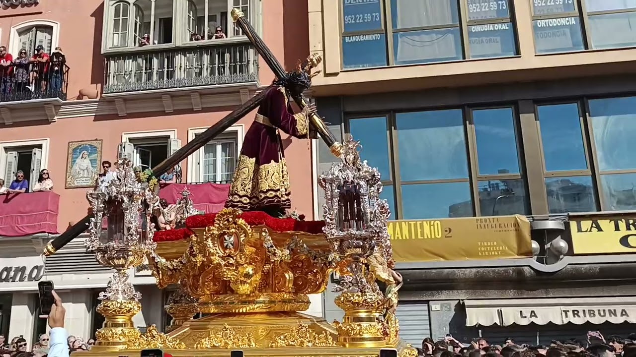 Jesus nazareno de Viñeros en La Tribuna de Los Pobres| Semana santa Malaga 2025