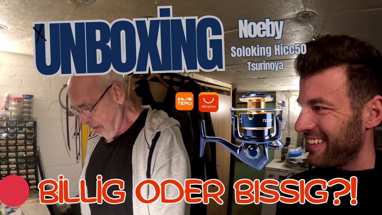 Angelrollen aus Temu & AliExpress &ndash; zu gut, um wahr zu sein? 😵🎣 Noeby Infinite, Soloking Acura