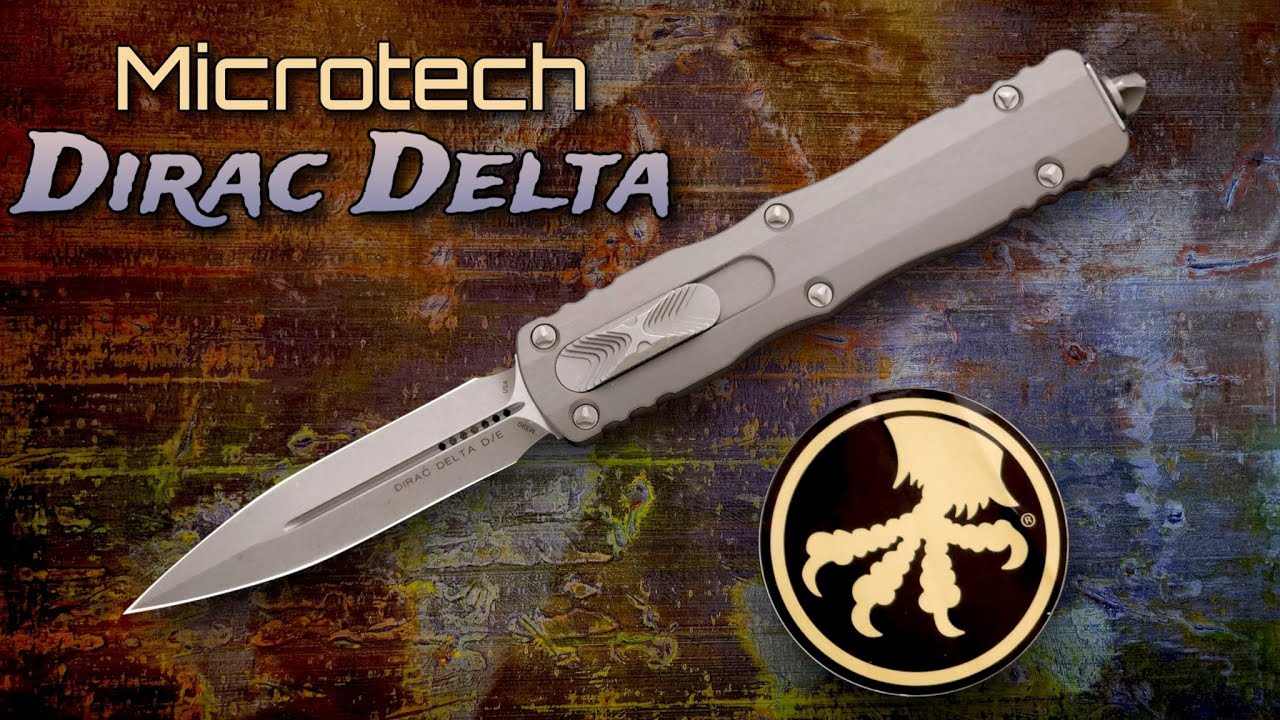 Microtech Dirac Delta: Large OTF Dagger & Capable EDC / Tactical Beast!