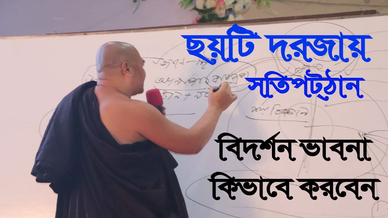 বিদর্শন ভাবনা | ছয়টি দরজায় কিভাবে ভাবনা করবেন | পঞ্ঞাদীপ ভিক্ষু