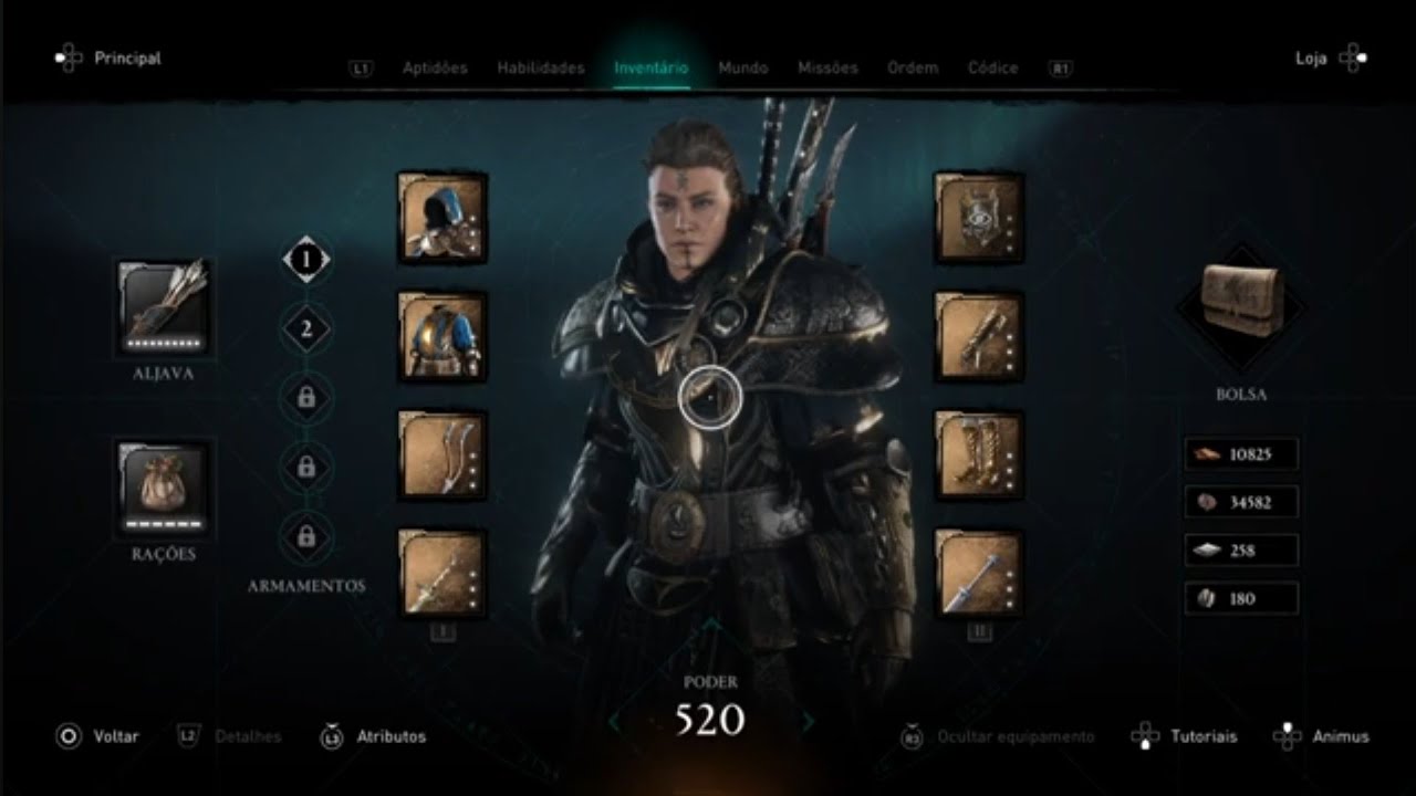 Assassin's Creed® Valhalla Minha Build Poder 520
