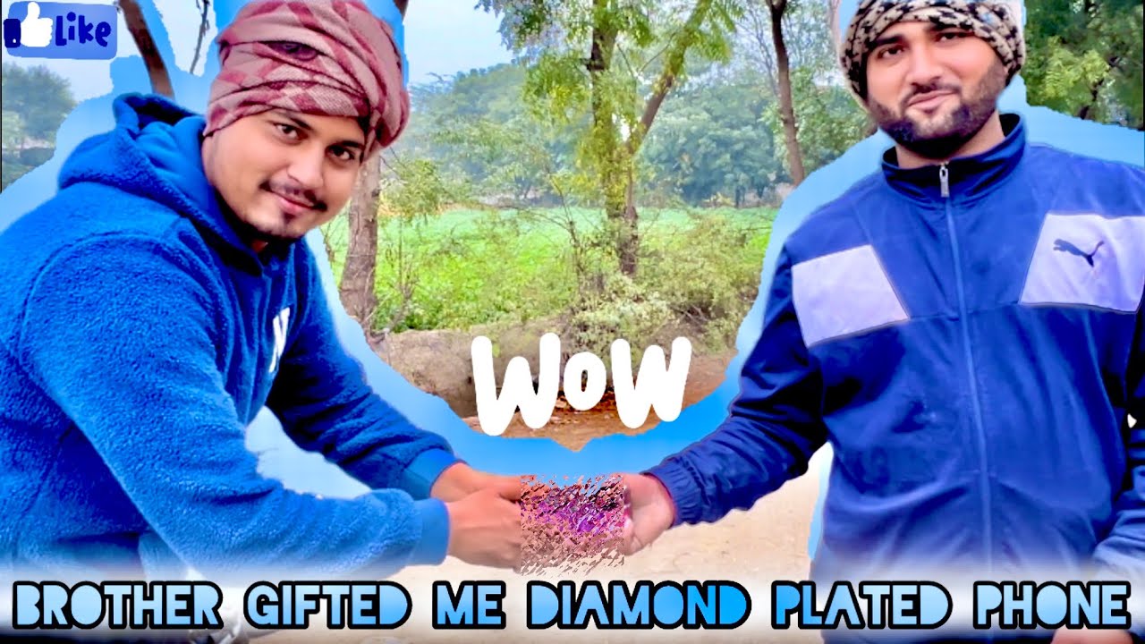 Bro Gifts🎁 me Diamond💎 Plated Phone💕 | Arpit Upadhyay Vlogs #minivlog #giftsforfriends #viral #fun