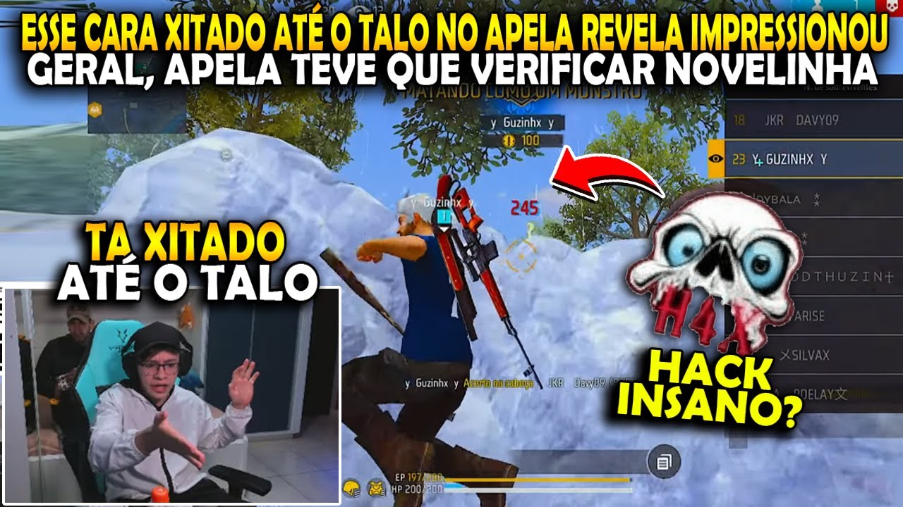ESSE CARA XITADO ATÉ O TALO NO APELA REVELA IMPRESSIONOU GERAL, APELA TEVE QUE VERIFICAR NOVELINHA