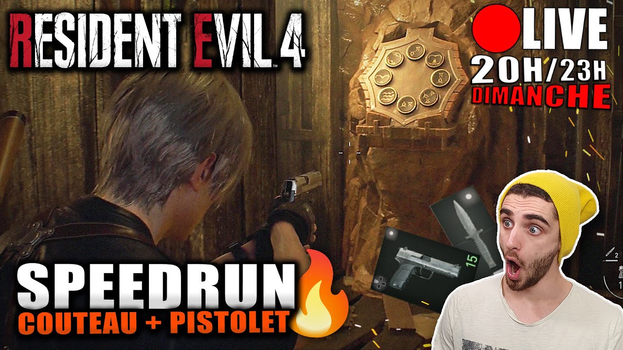 Resident Evil 4 : Speedrun au Couteau & Pistolet UNIQUEMENT (1/2) 🔥🏆 Minimaliste