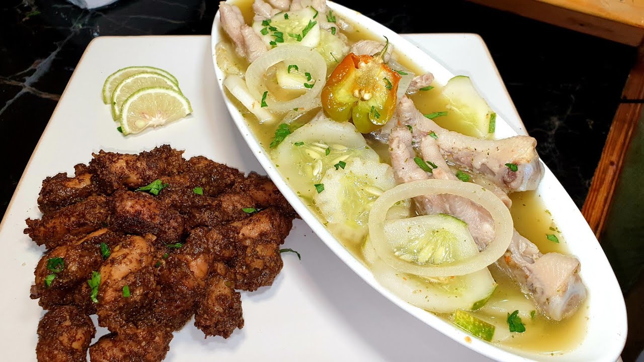 Chicken Foot Souse and Geera Chicken Neck | Trinidad & Tobago 🇹🇹