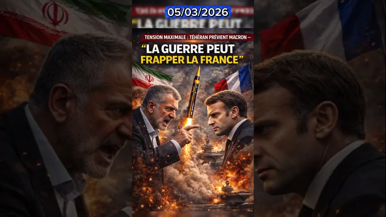 TENSION MAXIMALE : TÉHÉRAN PRÉVIENT MACRON — “LA GUERRE PEUT FRAPPER LA FRANCE”