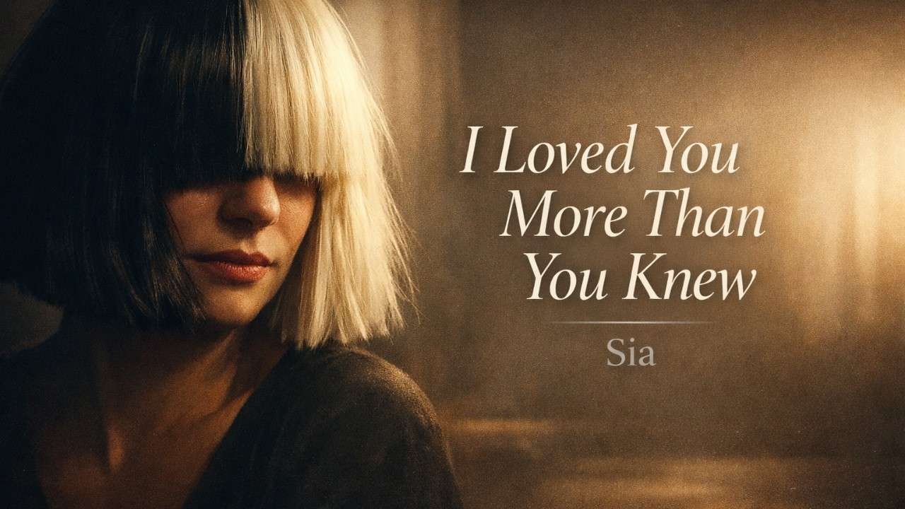 Sia - I Loved You More Than You Knew (2026 New Music) Lyrics Video
