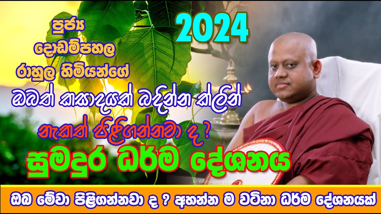 ඔබත් #කසාදයක් #බදින්න කලින් #නැකත් බලනවාද #dodampahala#rahula#himi #dharma#deshana#2024