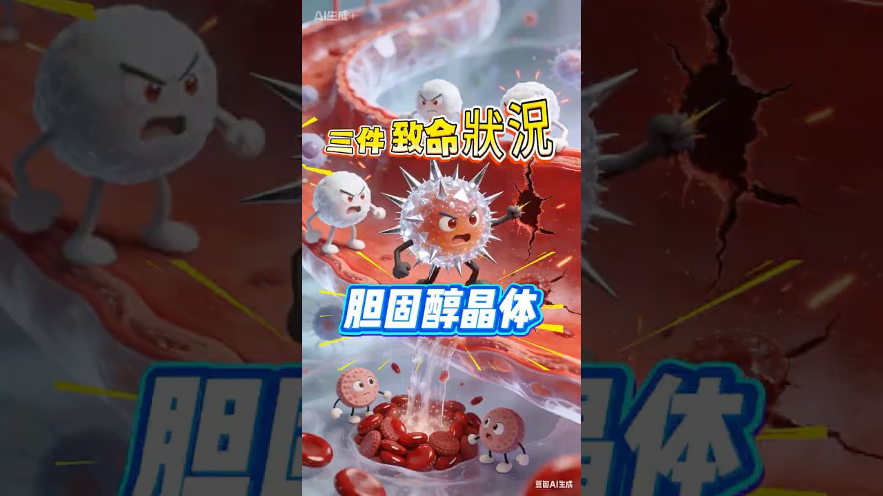胆固醇晶体造成的三件致命状况