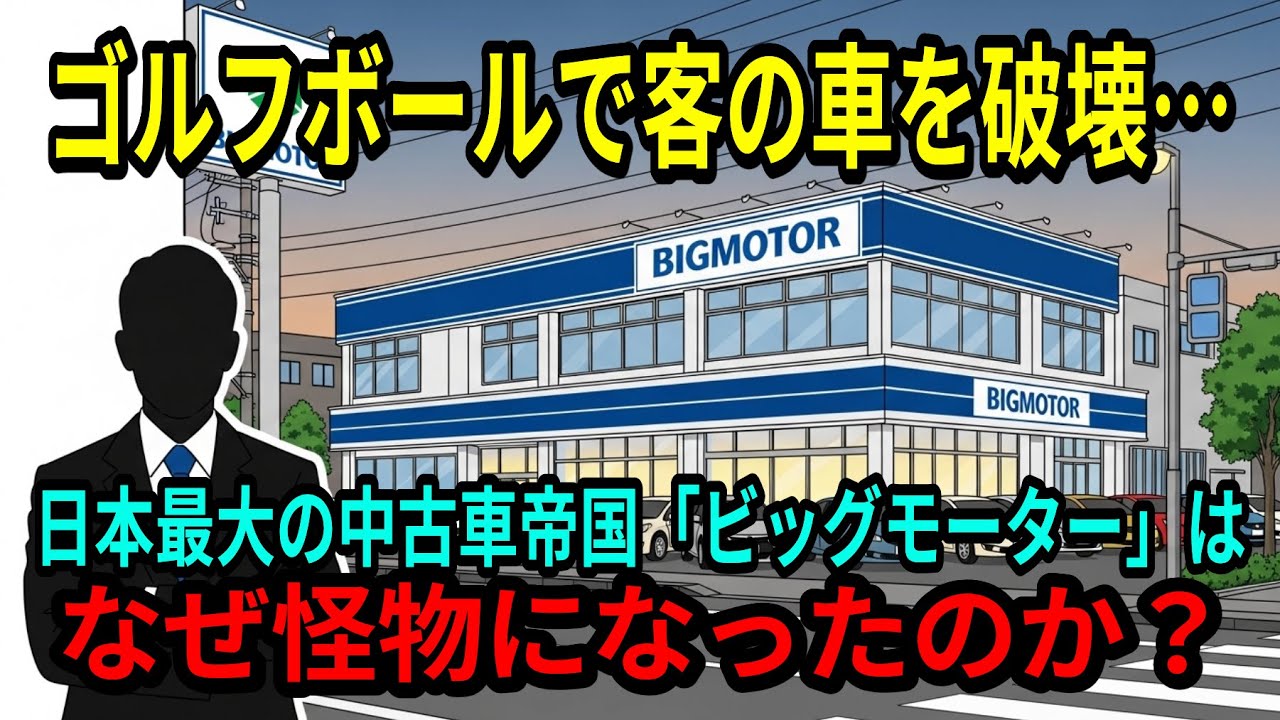 ゴルフボールで客の車を破壊…日本最大の中古車帝国「ビッグモーター」はなぜ怪物になったのか？