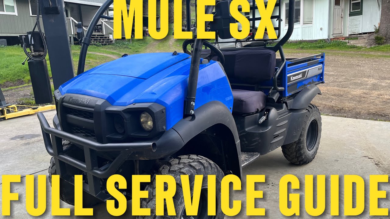 2017-Current Kawasaki Mule SX Maintenance Guide