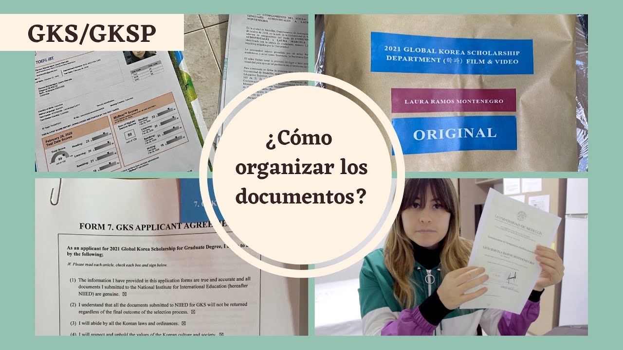 [GKS/KGSP] ¿Cómo organizar los documentos para la beca del Gobierno Coreano? 🇰🇷