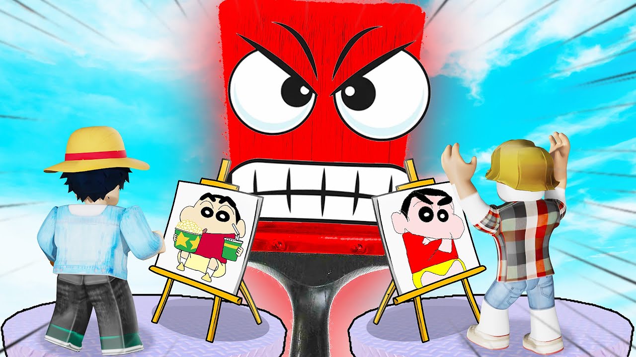 NUCLEAR vs BOB DRAWING BATTLE in ROBLOX!