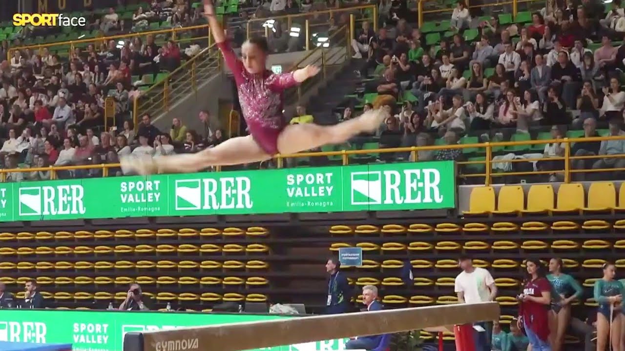 Giulia Perotti 🇮🇹 scores HUGE 14,500 on Beam (overscored?) - Serie A1 2026
