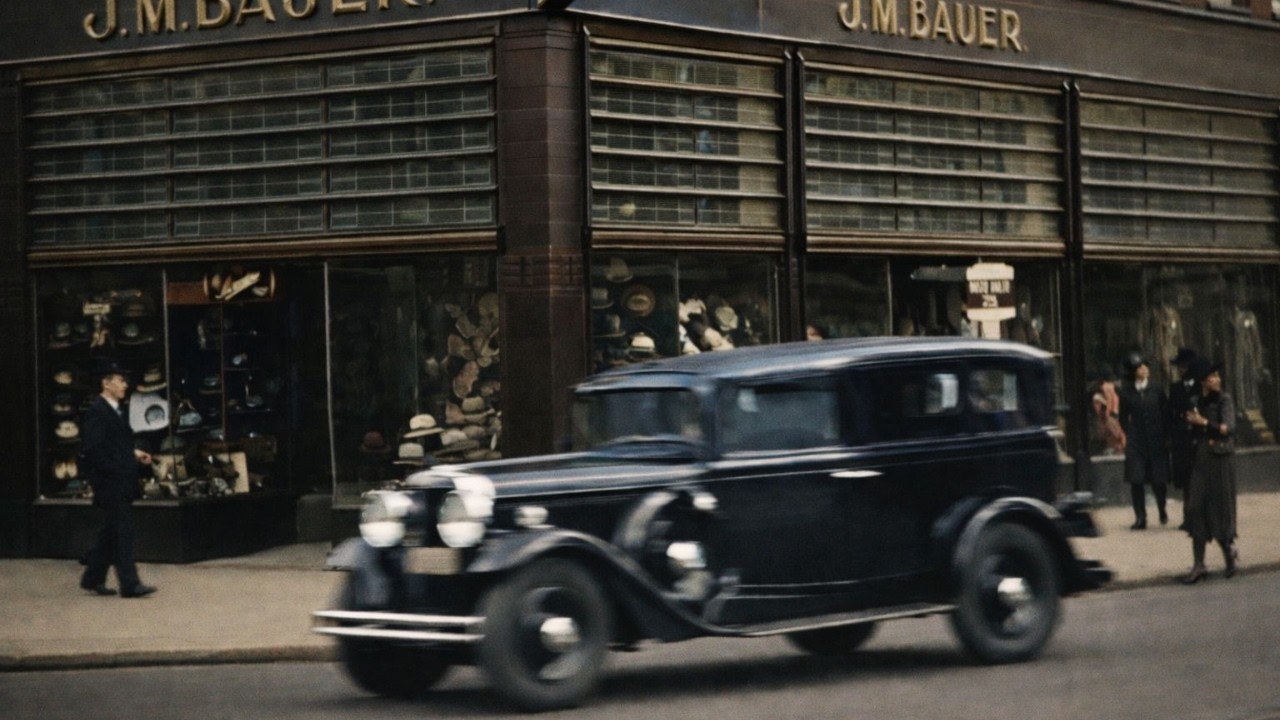 Rare 1930s Amsterdam Footage in Color (60fps, Remastered) with Sound Design