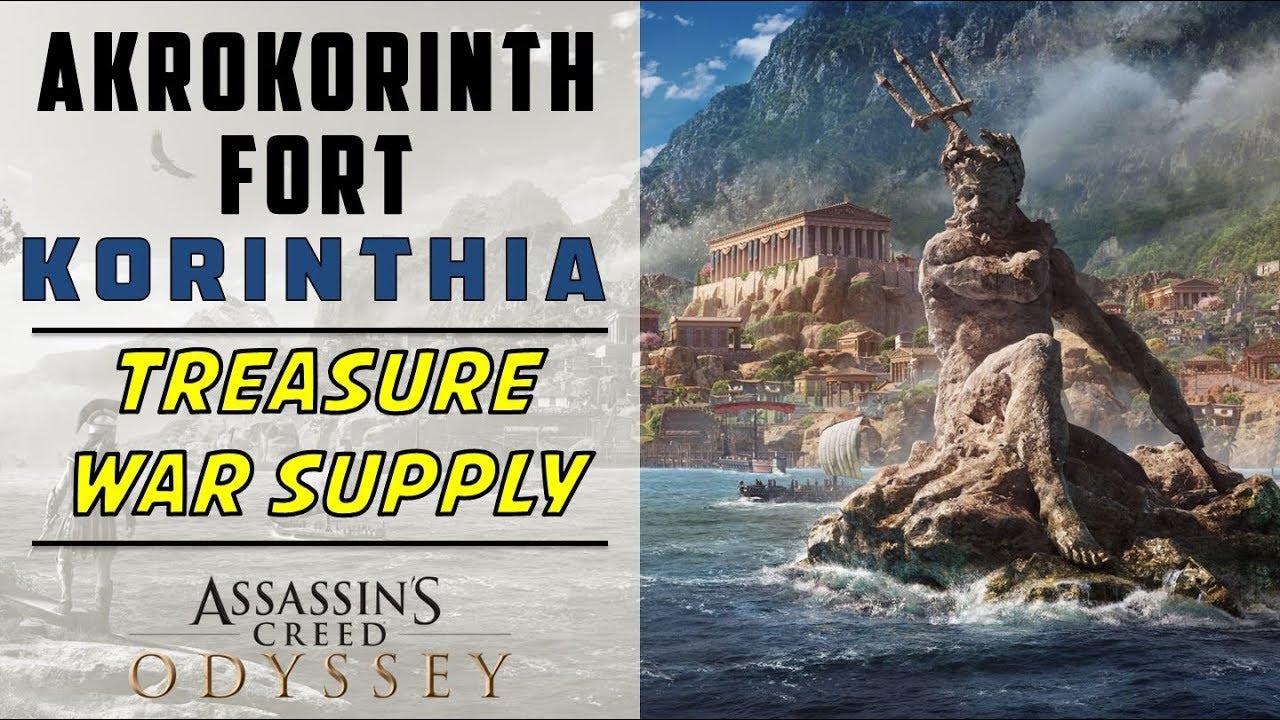 Akrokorinth Fort, Korinthia | Loot Treasure & War Supply Location | ASSASSIN'S CREED ODYSSEY