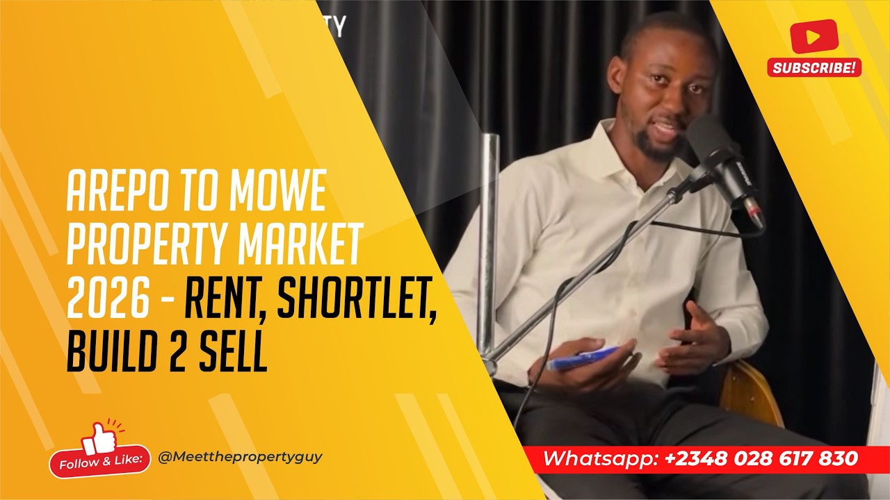 Arepo To Mowe Property Market 2026 - Rent, Shortlet, Build 2 Sell