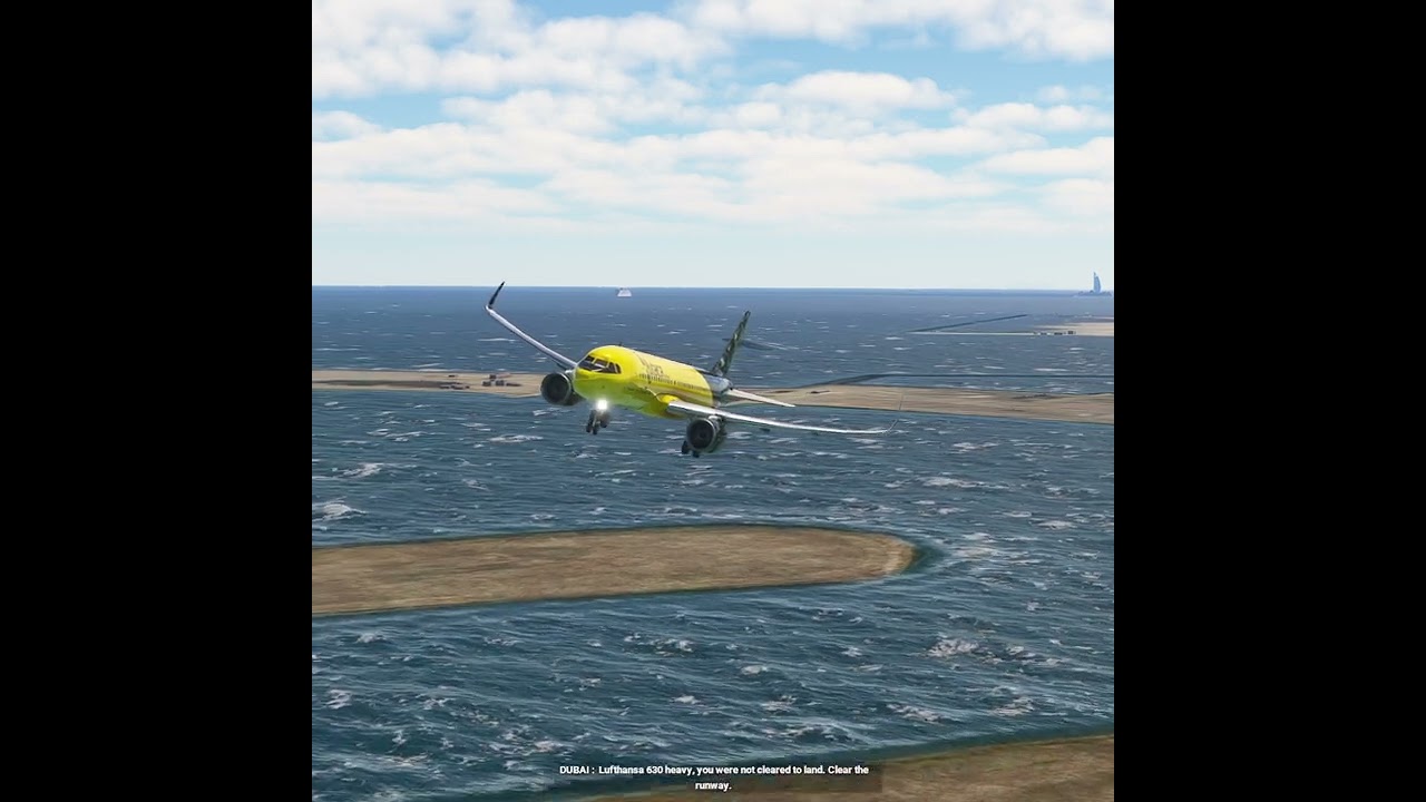 Airplane Emergency Landing at Airport Eps 567