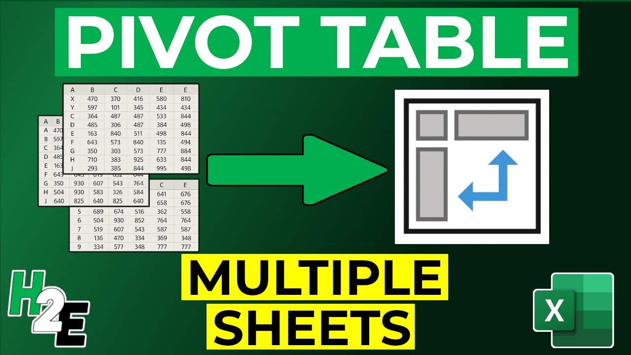How to Create a Pivot Table From Multiple Sheets in Excel