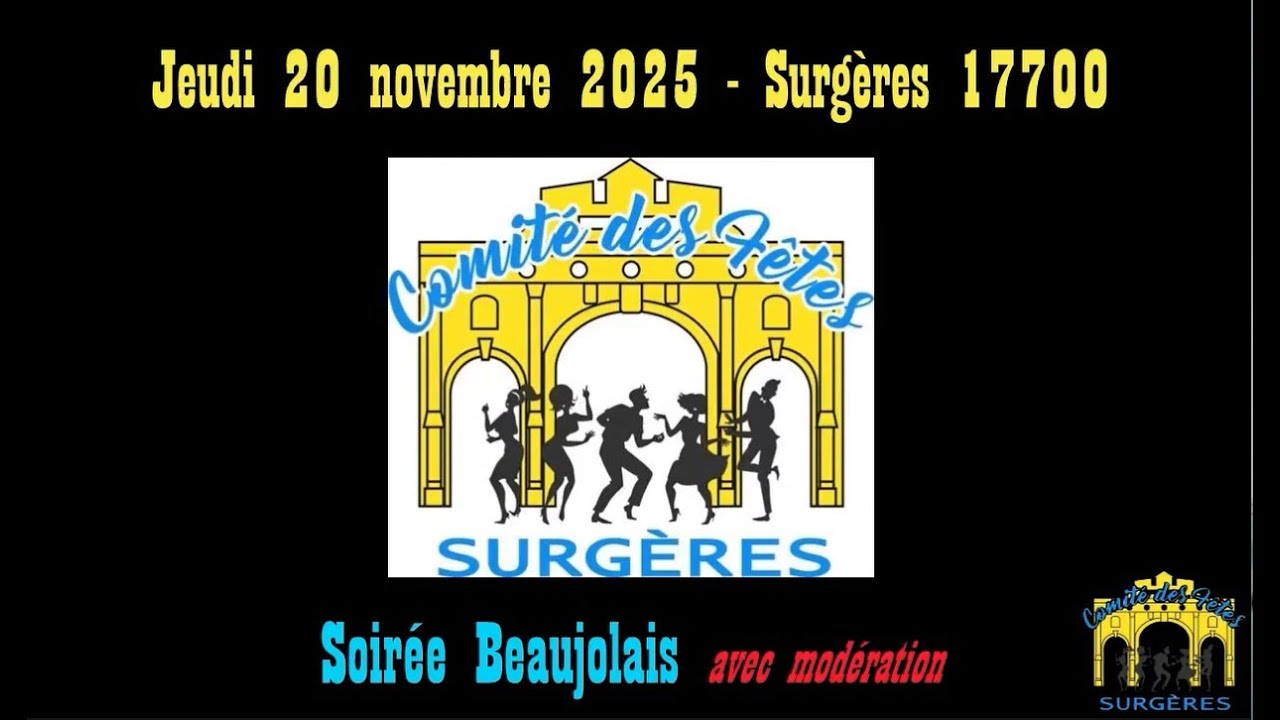 2025-11-20 Comité Des Fêtes de Surgères 17700 - Soirée Beaujolais - pot pourri