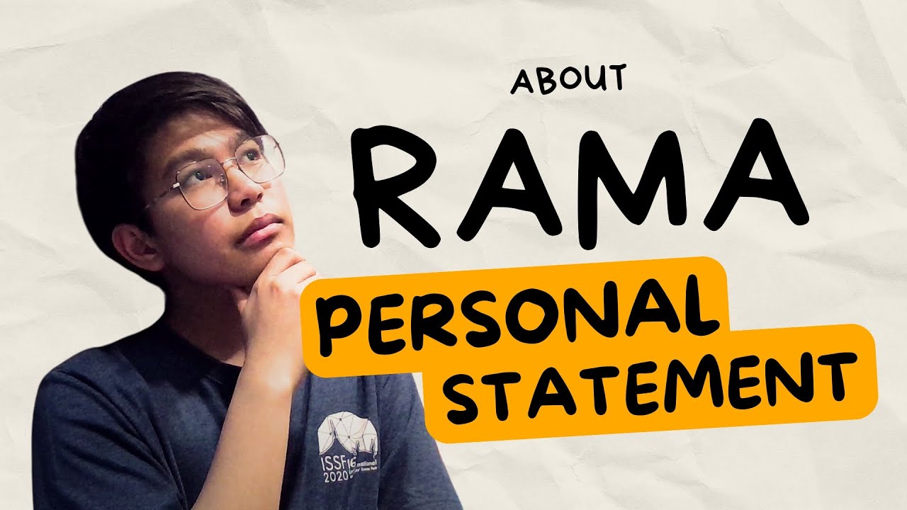 About RAMA Personal Statement ... | Guide by Garn
