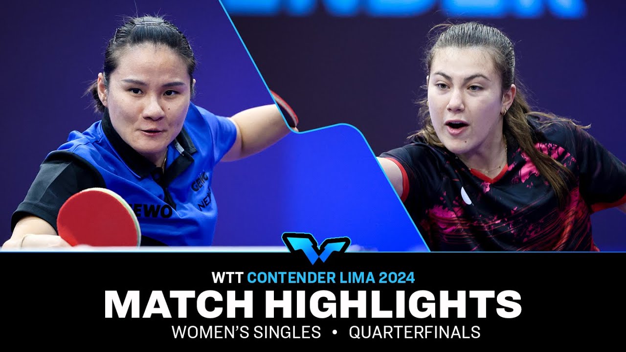 Xiaoxin Yang vs Arantxa Cossio Aceves | WS QF | WTT Contender Lima 2024