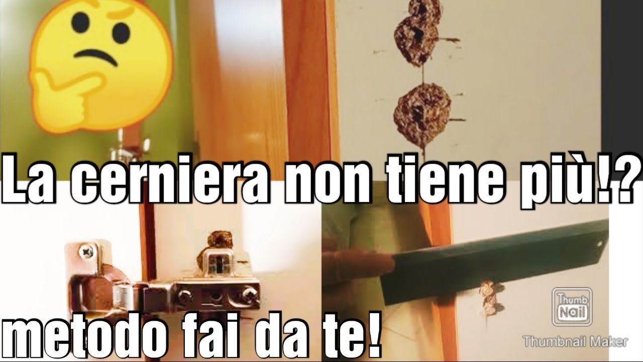 come riparare un'anta su un fianco in truciolare