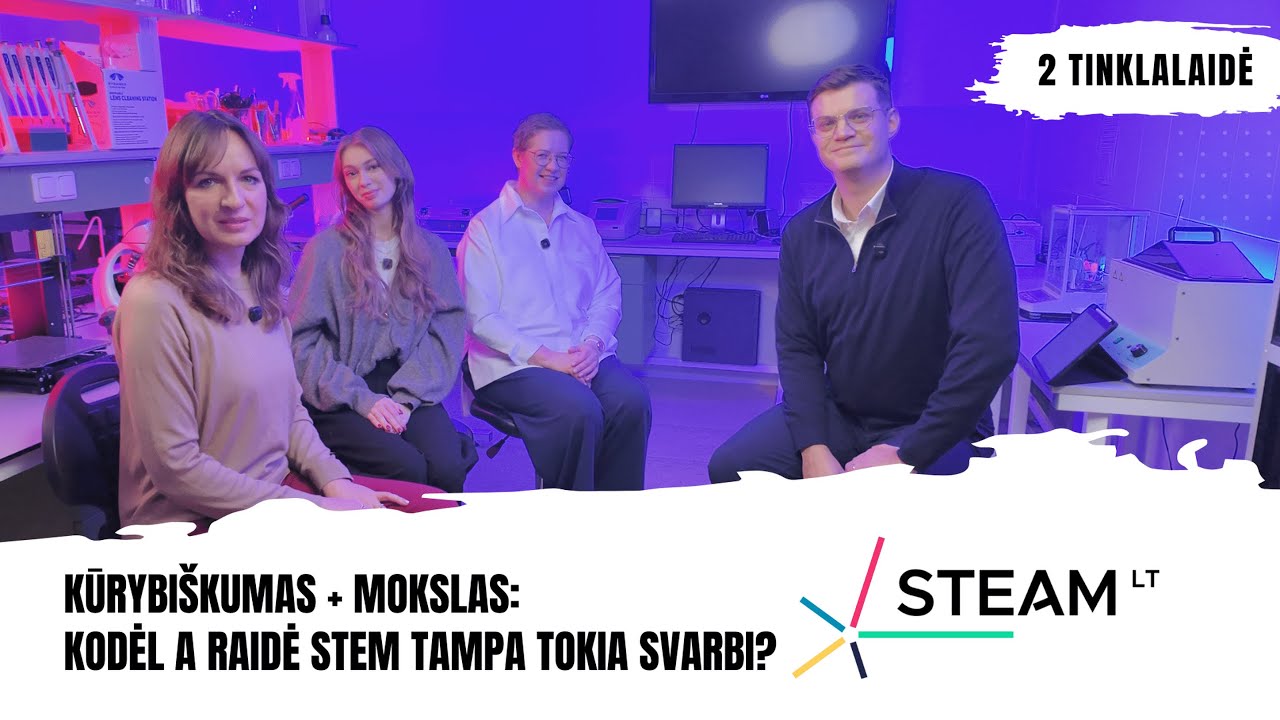 Kūrybiškumas + Mokslas: kodėl A raidė STEM tampa tokia svarbi?