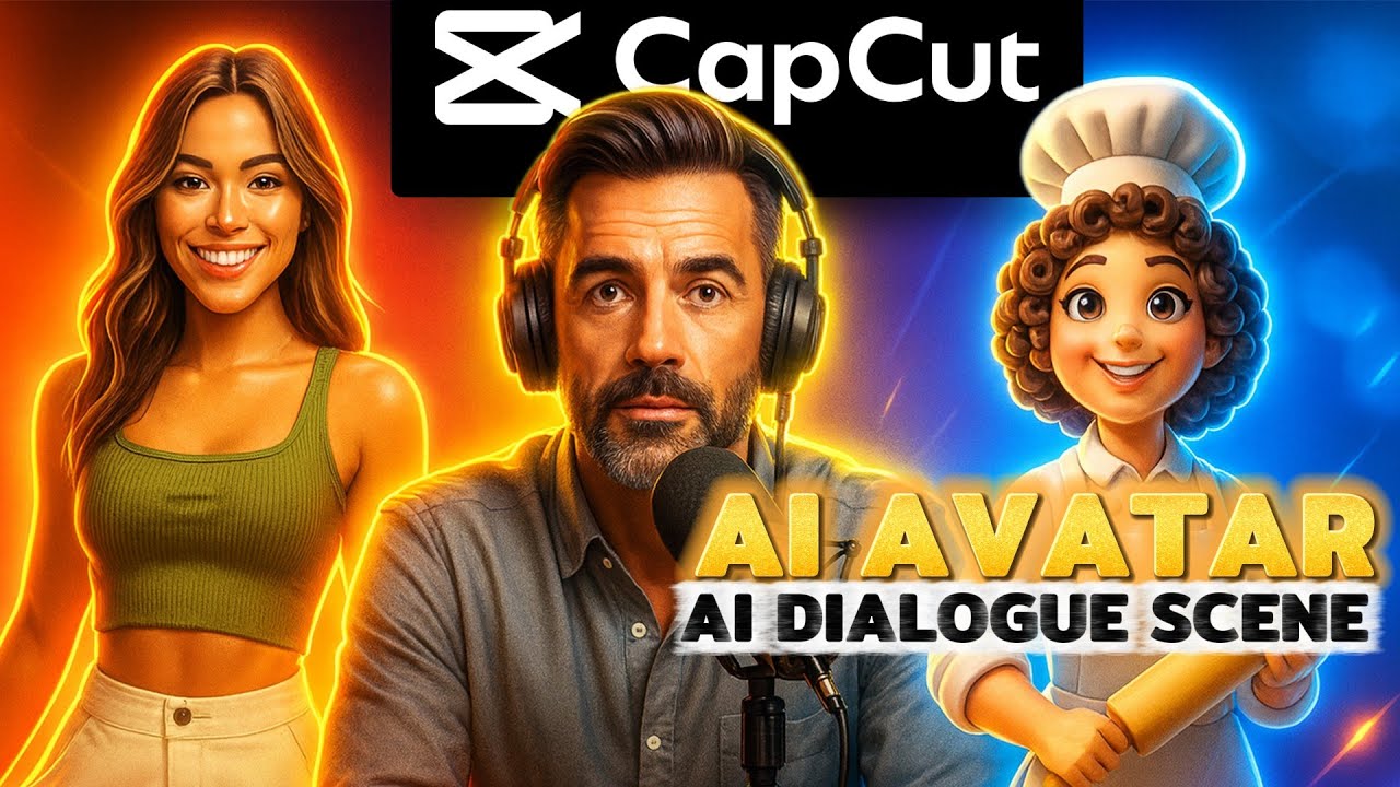 Учебное пособие CapCut: создание говорящих и поющих фотографий с помощью диалоговой сцены на осно...