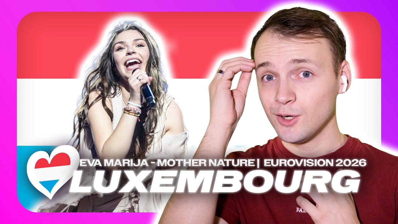 LUXEMBOURG'S SONG FOR EUROVISION 2026 REACTION 🇱🇺 Eva Marija with 