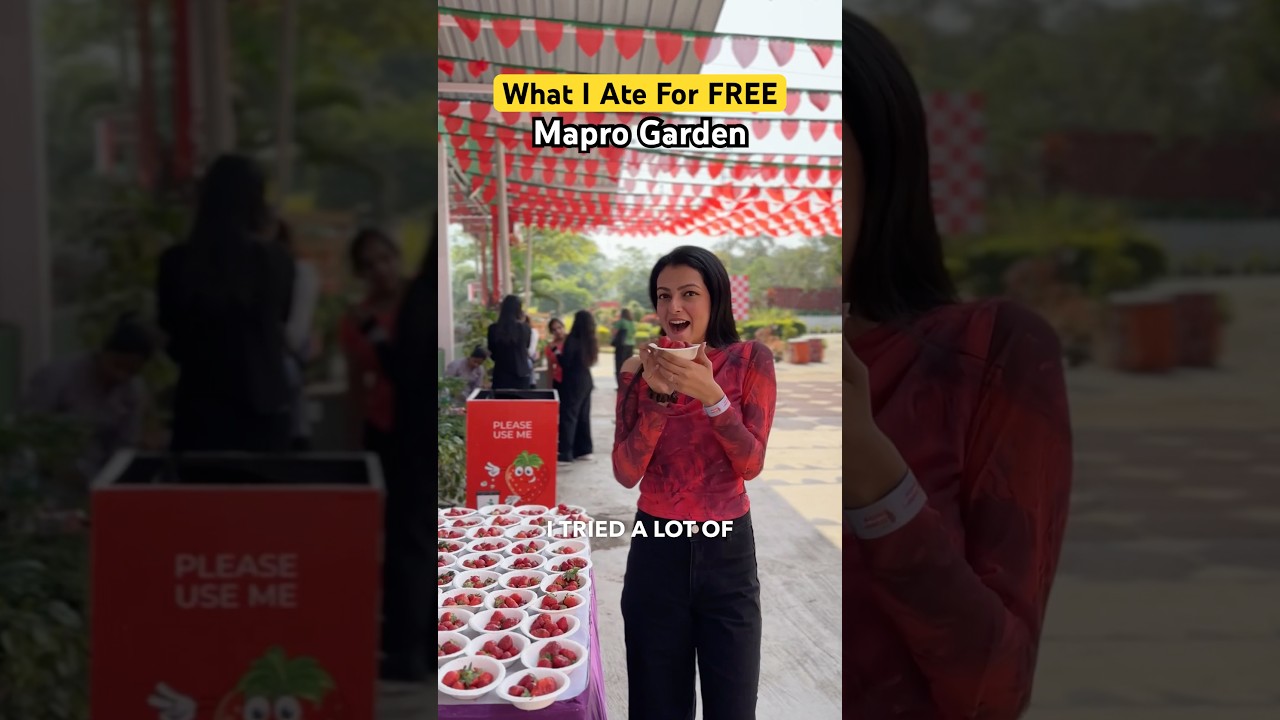 What I Ate For FREE At MAPRO GARDEN