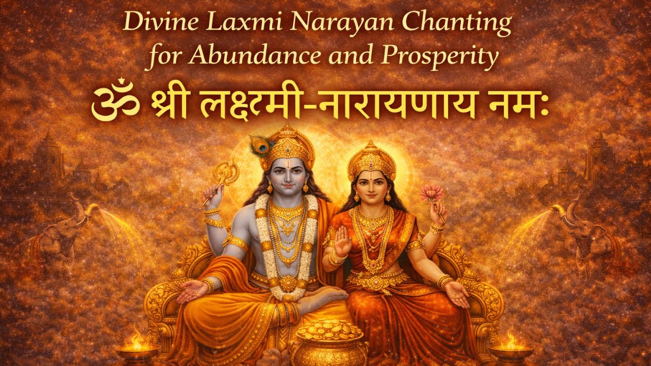 ॐ श्री लक्ष्मी-नारायणाय नमः | Divine Laxmi Narayan Chanting for Abundance and Prosperity