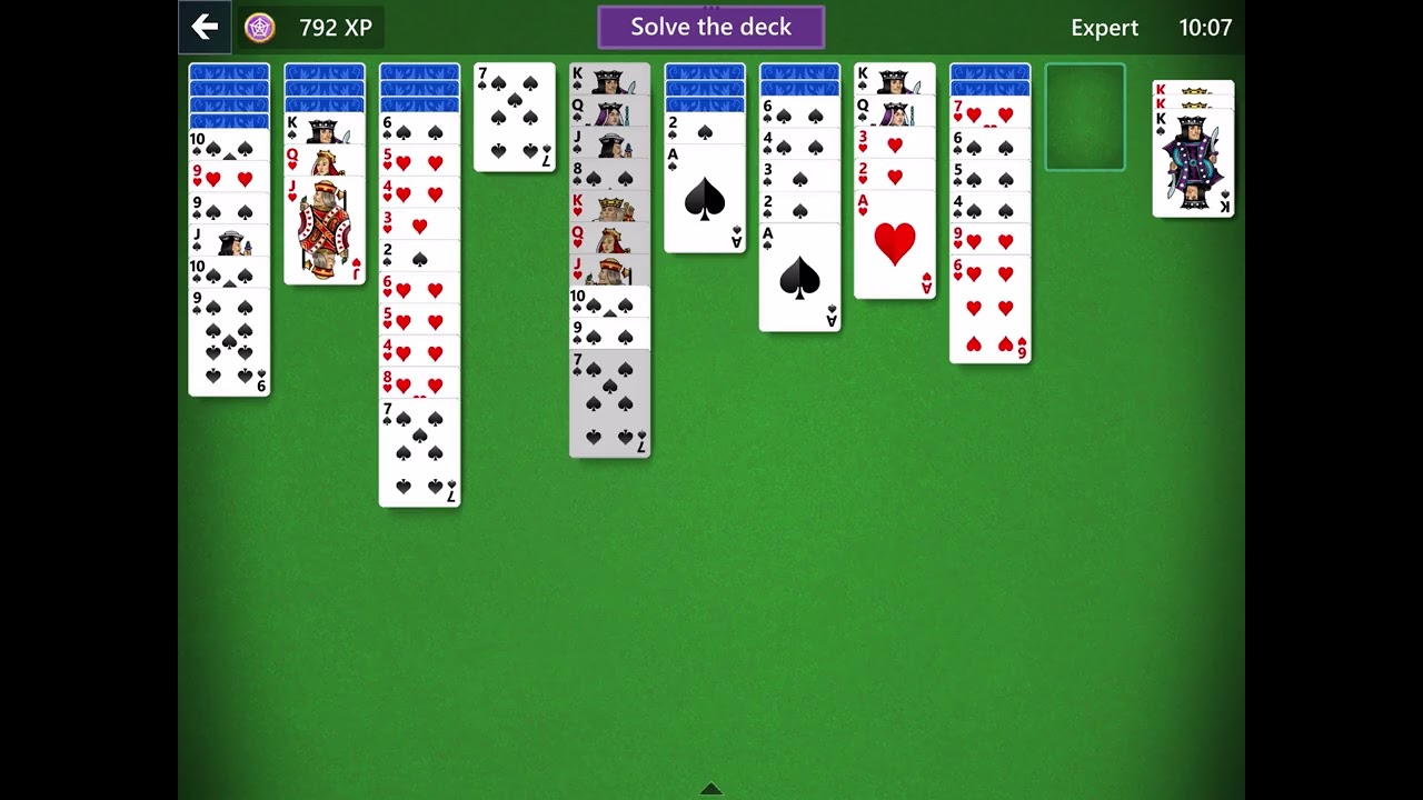 29 December 2025 Microsoft Solitaire challenge ,solution of spider game تحدي سوليتير غدا