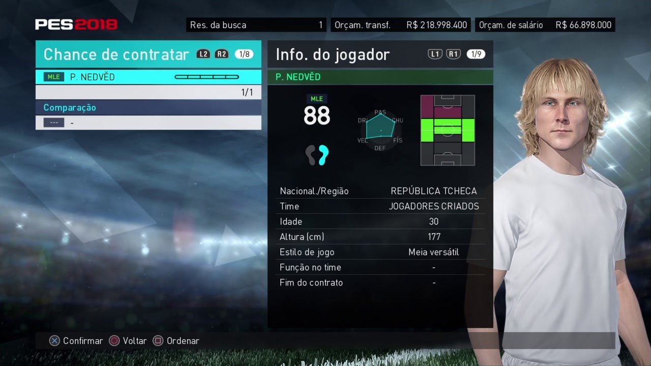 PES 2018 - COMO COLOCAR JOGADORES LENDARIOS NA MASTER LEAGUE