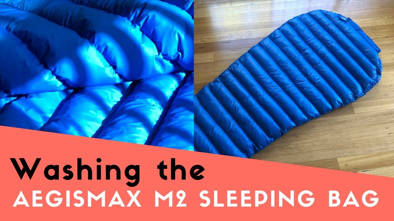 Washing my AegisMax M2 Sleeping Bag - Amazing results!