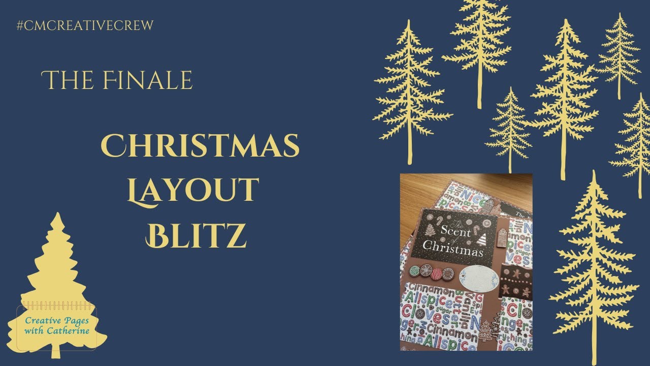 Finale: Gingerbread Fun Double Page Layout | #cmcreativecrew Layout Blitz Wrap Up