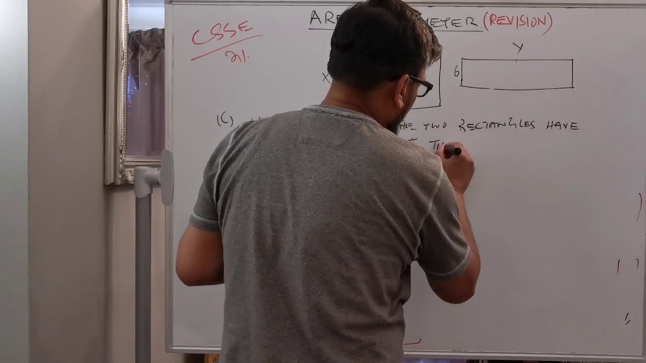 Essex Grammar Schools - Area & Perimeter 11 Plus Maths Tutorial