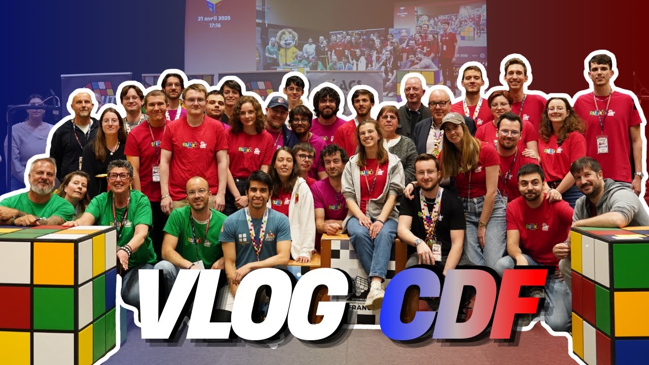 Notre aventure aux Championnats de France de Rubik's Cube 2025 !