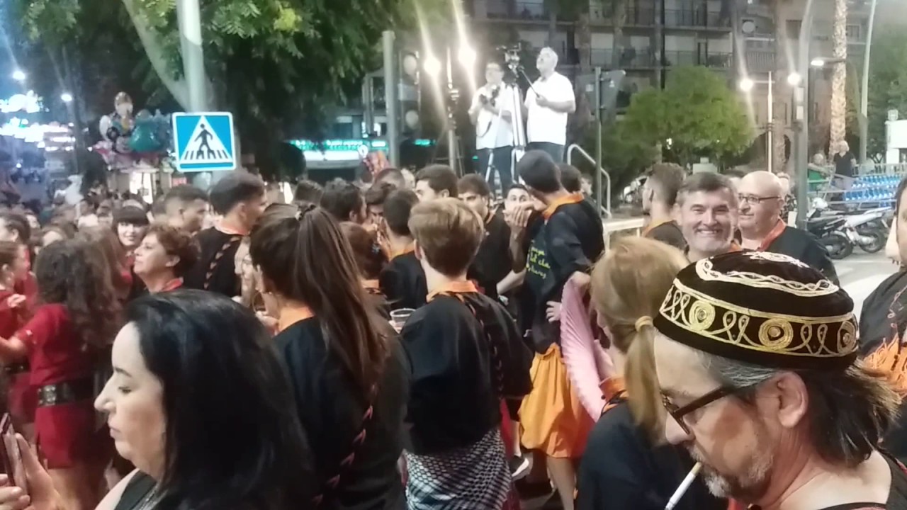 Villajoyosa Moros y Cristianos. Entrada de Bandas. 24 July 2017