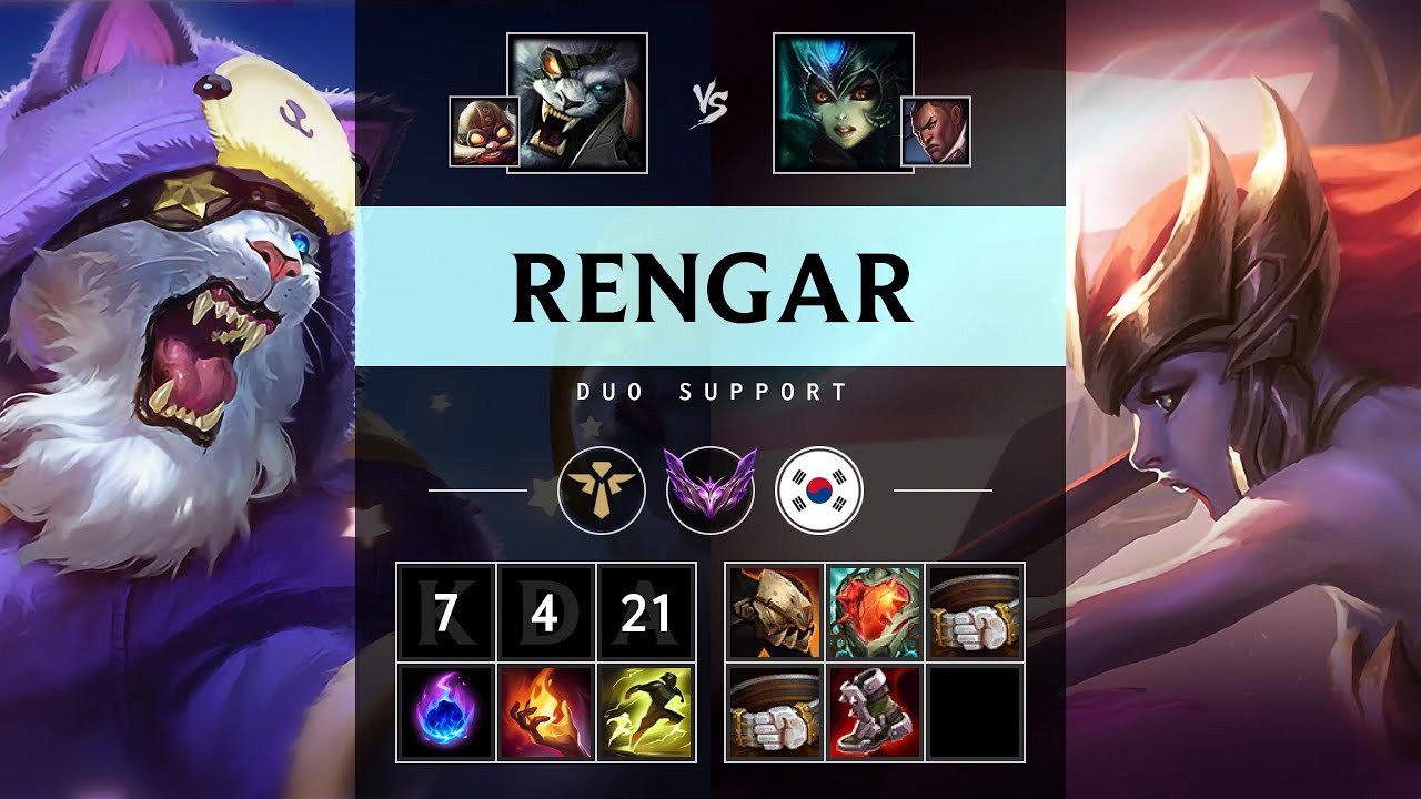 Rengar Support vs Nami - KR Master Patch 25.15
