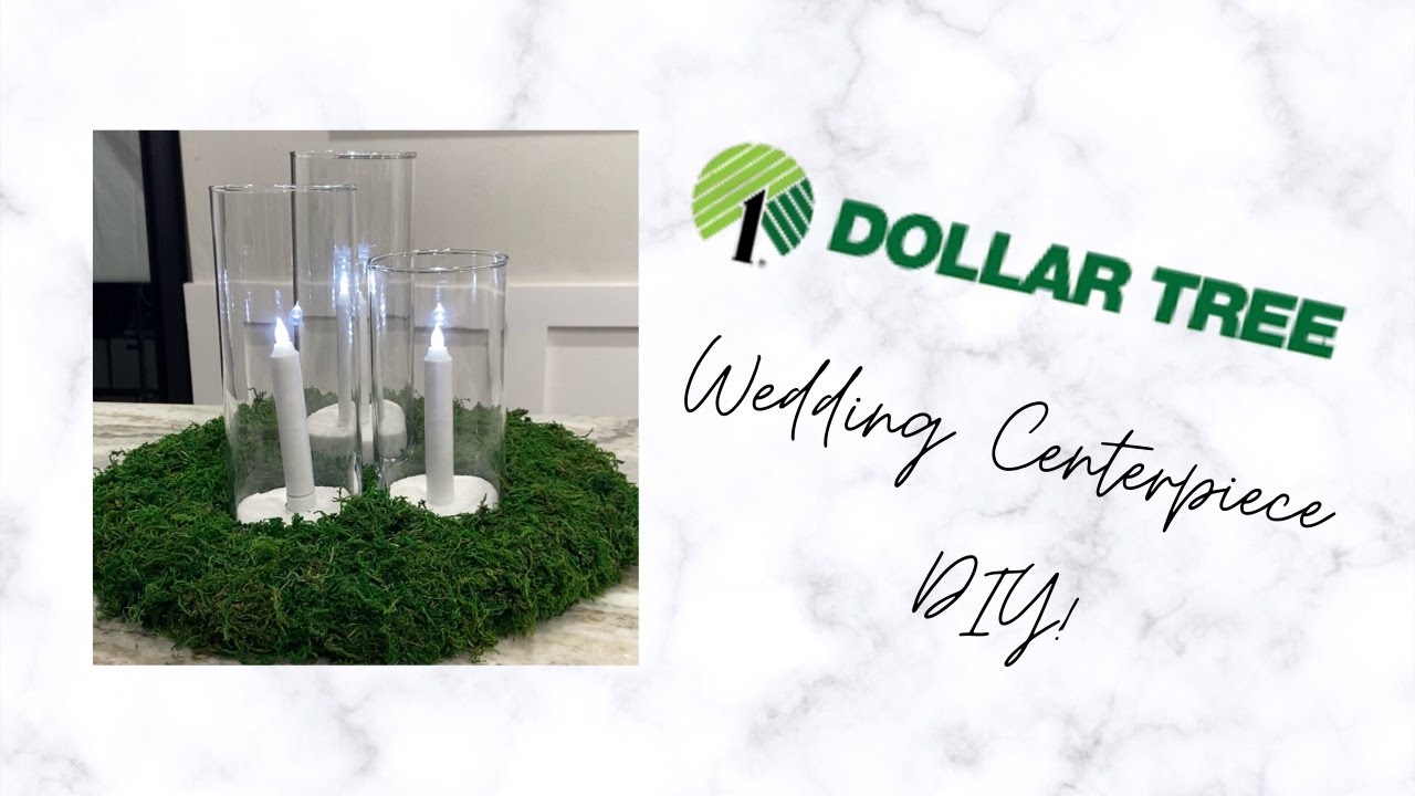 Dollar Tree Wedding Centerpiece DIY!!!!