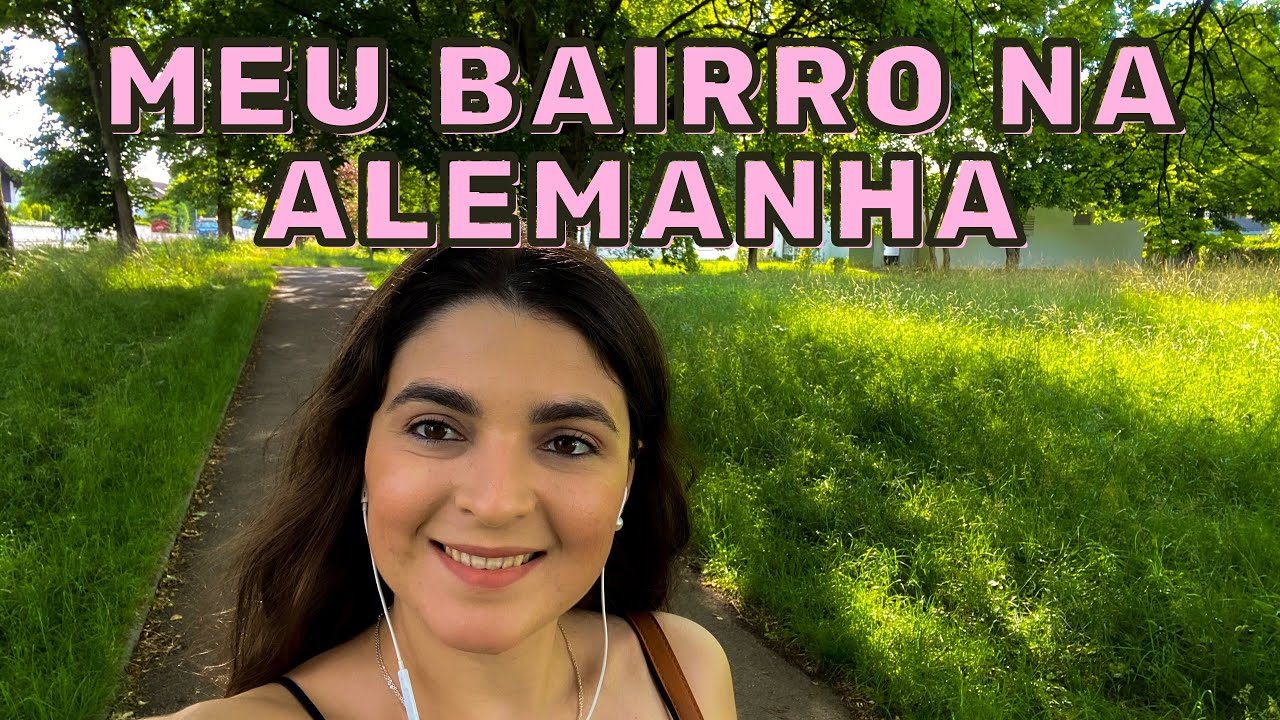 Como é um bairro na Alemanha? Um passeio pelo meu bairro.
