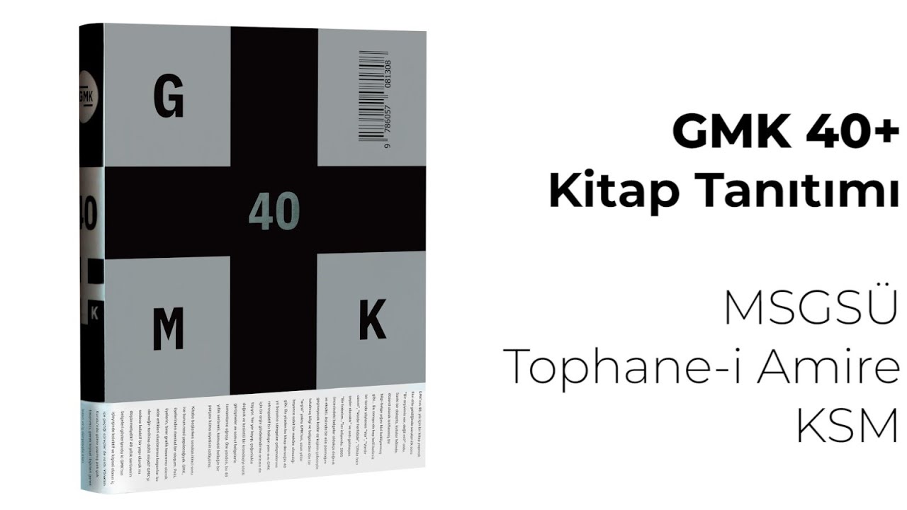 GMK 40+ Kitap Tanıtımı - 05.11.2021