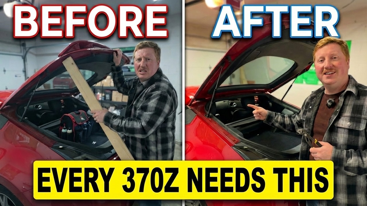 Tired of Your 370Z Trunk Slamming? Try This