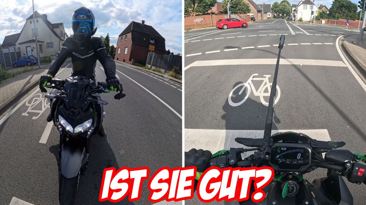 Endlich Kurvenfahren aufnehmen | Erste Fahrt mit der Insta360 X4 | Kawasaki Z900
