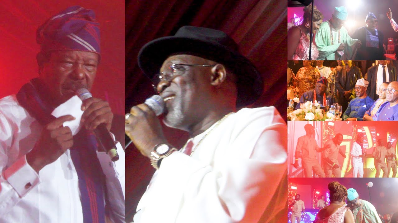 King Sunny Ade & Dr. Adewale Ayuba rock the stage together @ 60th birthday of KOLA ADESINA In Lagos