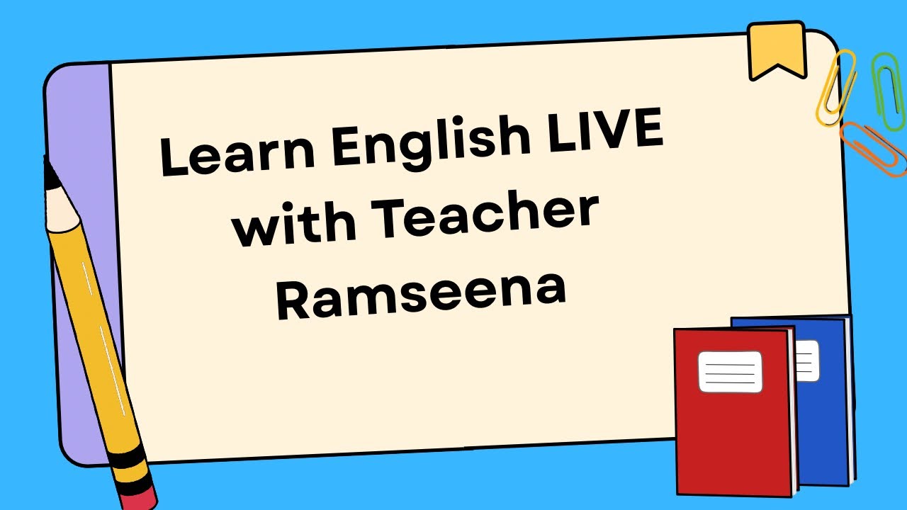 Learn English LIVE with Teacher Ramseena 📚 |Malayalam + Hindi Support | Speak Confidently